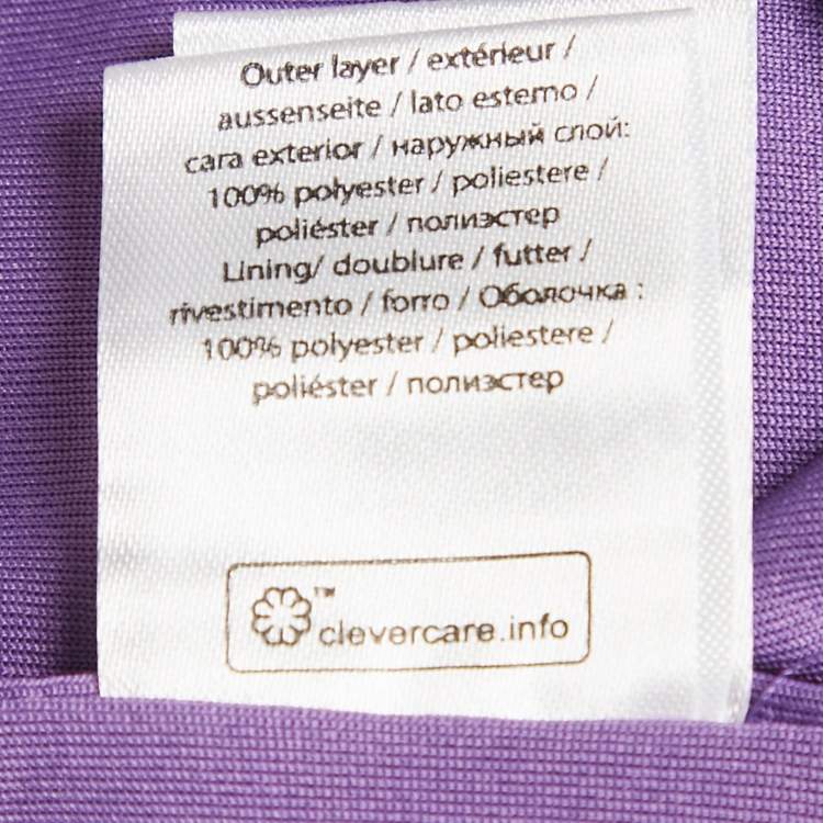 Pre Owned ROTATE Birger Christensen Purple Sequined Tulle Tasha Midi Skirt M