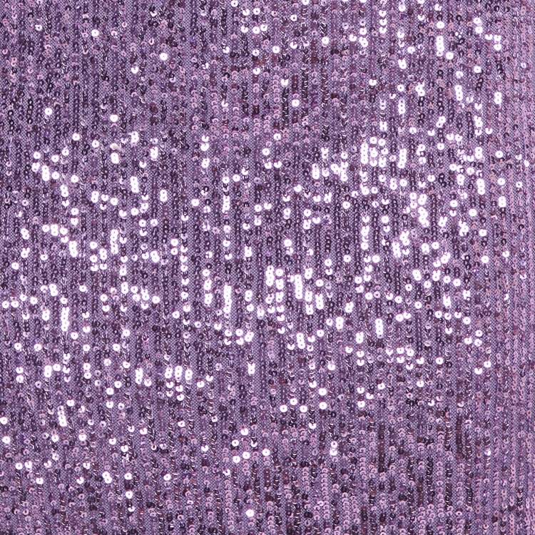 Pre Owned ROTATE Birger Christensen Purple Sequined Tulle Tasha Midi Skirt M