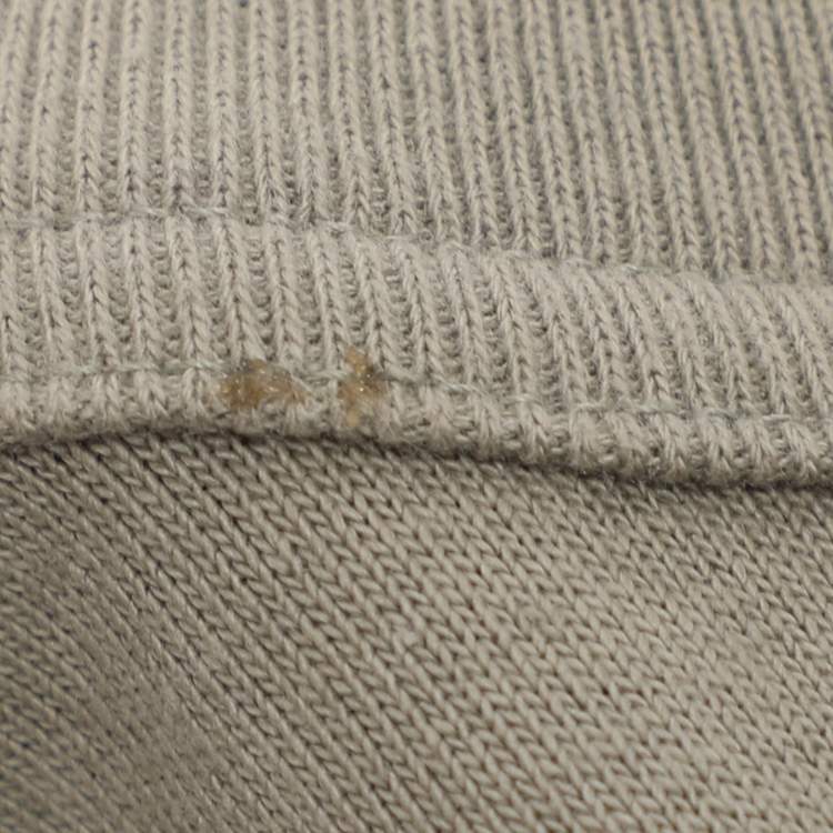 Pre Owned Sacai Green Jersey Drawstring Tops S