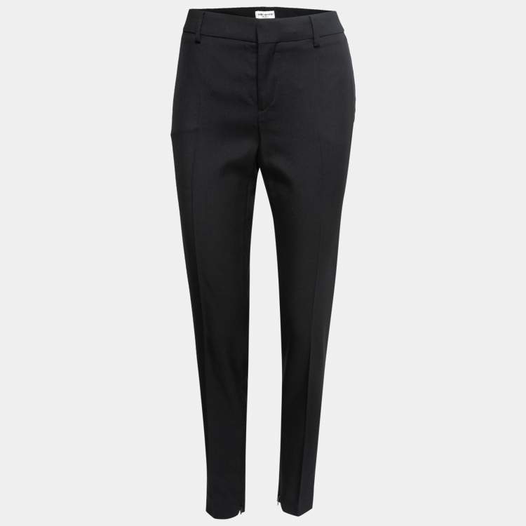 パンツ SAINT LAURENT Black Wool Pant Saint Laurent Black Wool Trousers M Saint Laurent Paris | TLC