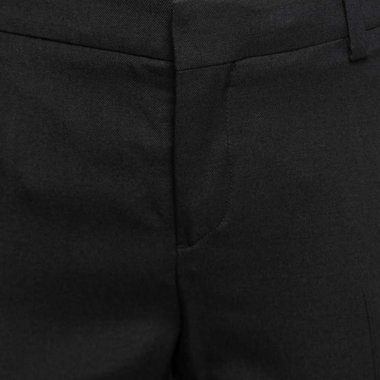 Pre Owned Saint Laurent Black Wool Trousers M
