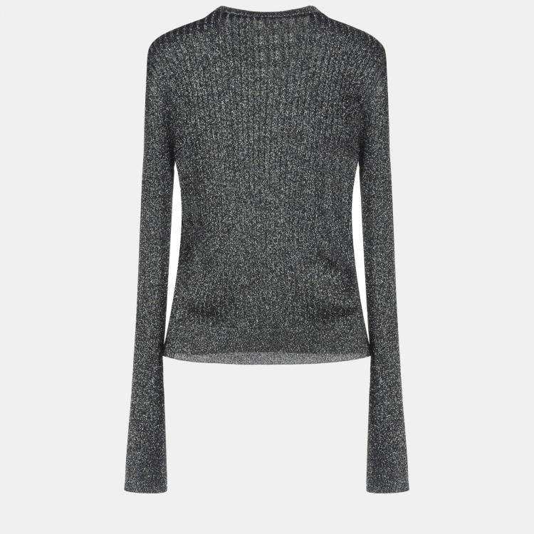 Pre Owned Saint Laurent Acetate Sweater M