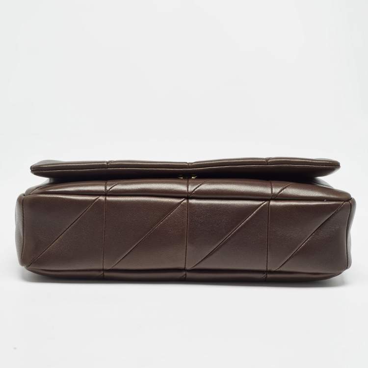 Pre Owned Saint Laurent Brown Leather Medium Jamie Shoulder Bag