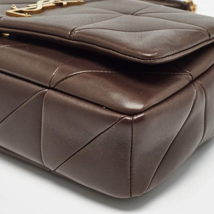 Pre Owned Saint Laurent Brown Leather Medium Jamie Shoulder Bag