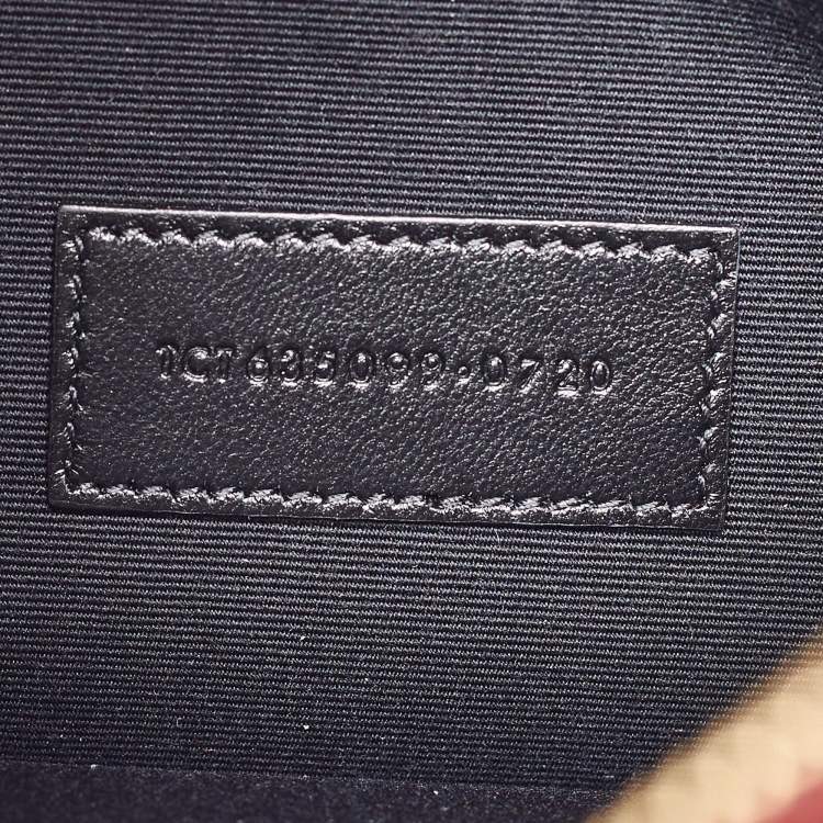 مملوكة مسبقًا Saint Laurent Red Leather Zip Pouch Clutch