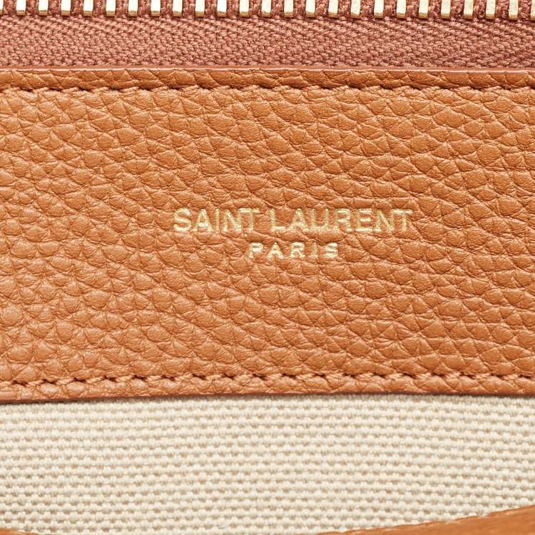 Pre Owned Saint Laurent Brown Leather Baby Classic Sac De Jour Tote