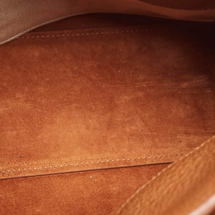Pre Owned Saint Laurent Brown Leather Baby Classic Sac De Jour Tote