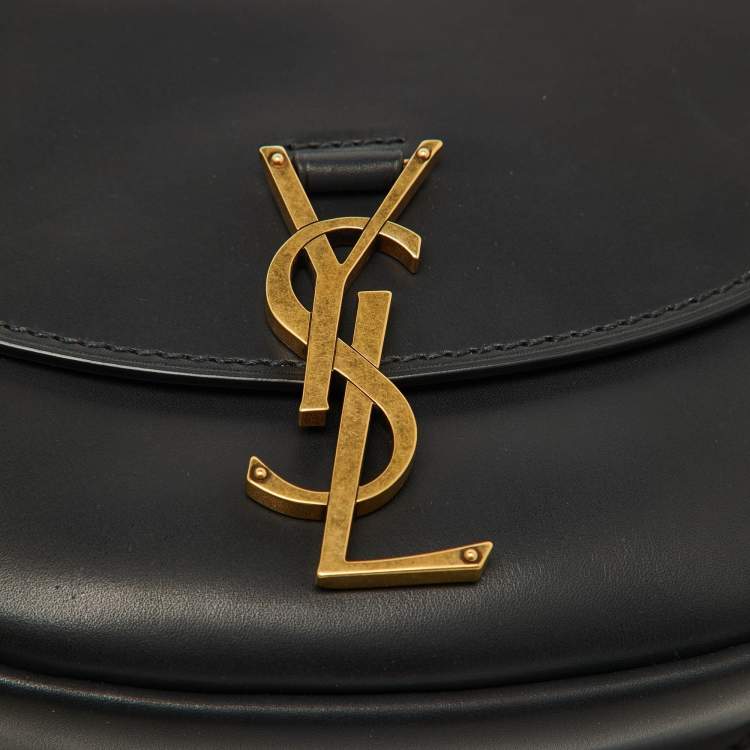 Pre Owned Saint Laurent Black Leather Small Kaia Shoulder Bag
