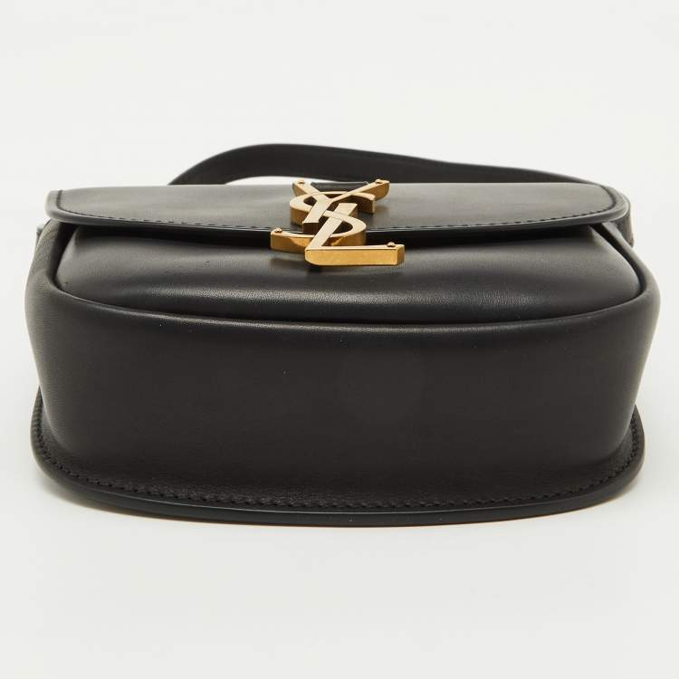 Pre Owned Saint Laurent Black Leather Small Kaia Shoulder Bag