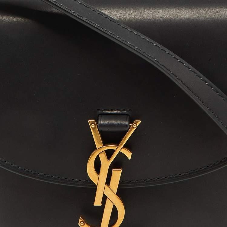 Pre Owned Saint Laurent Black Leather Small Kaia Shoulder Bag