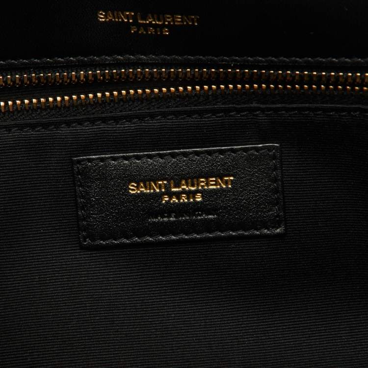 مملوكة مسبقًا Saint Laurent Black Leather Small Kate Flap Shoulder Bag