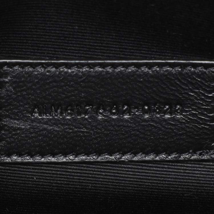 مملوكة مسبقًا Saint Laurent Paris Burgundy Leather Cassandre Flap Pouch