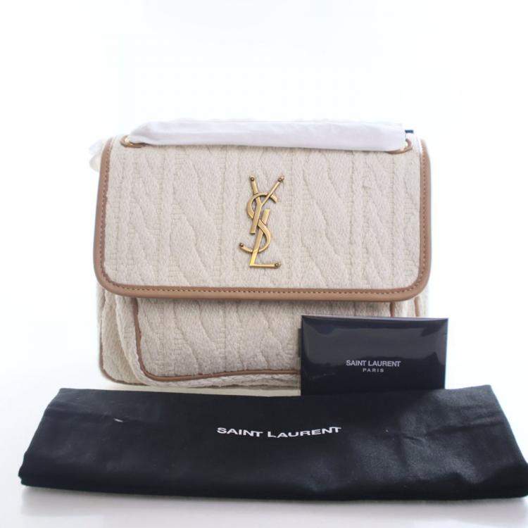 Pre Owned Saint Laurent Baby Knit Niki Bag