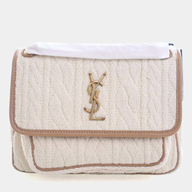 Pre Owned Saint Laurent Baby Knit Niki Bag