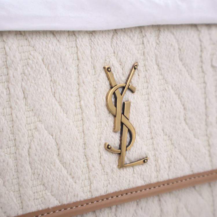 Pre Owned Saint Laurent Baby Knit Niki Bag