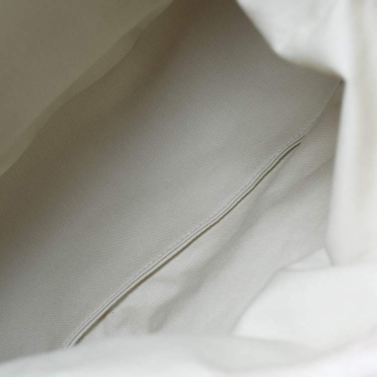 Pre Owned Saint Laurent Cream/Multicolor Summer Print Terry Cloth Backpack