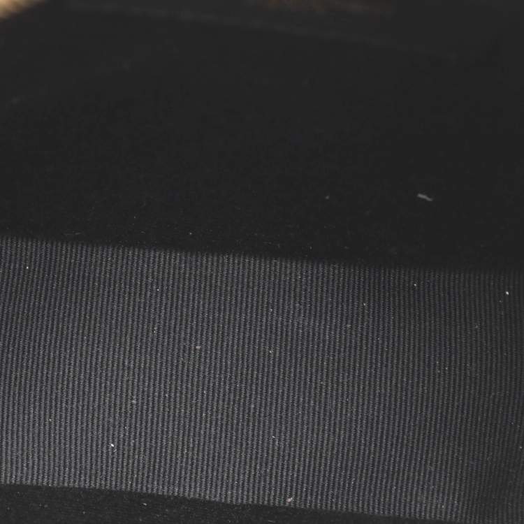 Pre Owned Saint Laurent Ivory Leather Round Crossbody Bag