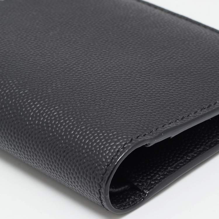 مملوكة مسبقًا Saint Laurent Black Leather Bifold Wallet