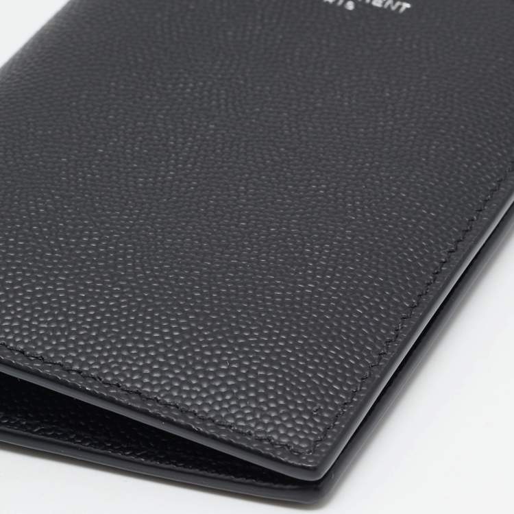 مملوكة مسبقًا Saint Laurent Black Leather Bifold Wallet