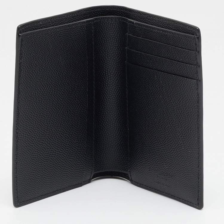 مملوكة مسبقًا Saint Laurent Black Leather Bifold Wallet