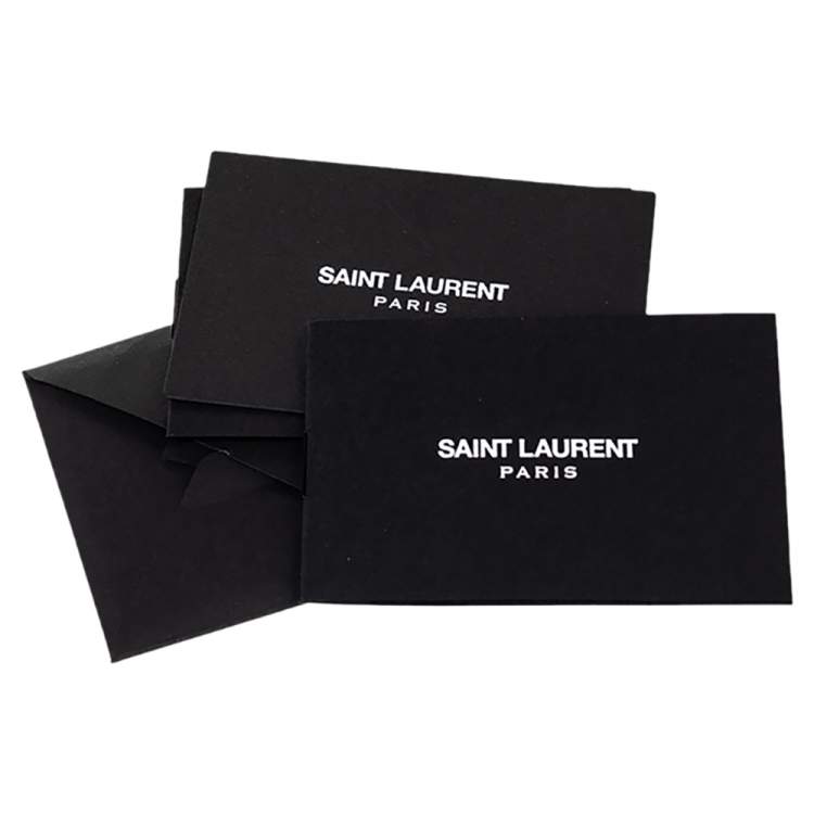 Pre Owned Saint Laurent Black Quilted Leather Becky Diamond Shoulder Bag