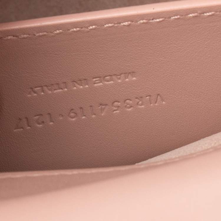 Pre Owned Saint Laurent Pink Leather Medium Kate Tassel Shoulder Bag
