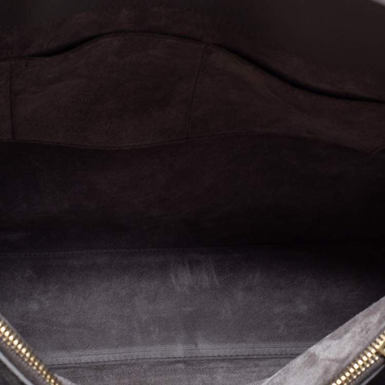 Pre Owned Saint Laurent Grey Leather Large Classic Sac De Jour Tote