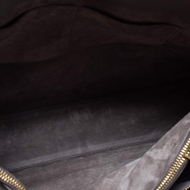 Pre Owned Saint Laurent Grey Leather Large Classic Sac De Jour Tote