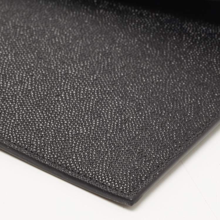 Pre Owned Saint Laurent Black Leather Uptown Pouch