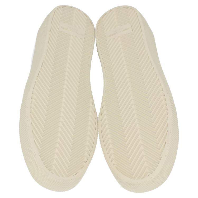 مملوكة مسبقًا Saint Laurent White/Brown Leather Court Classic Sneakers Size EU 37