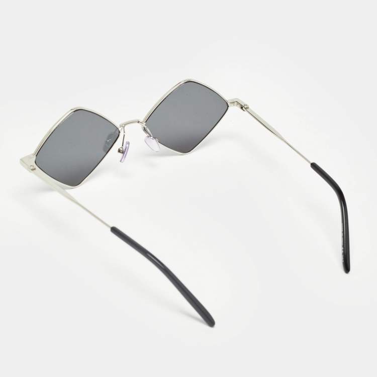 Pre Owned Saint Laurent Black SL302 Lisa Diamond Sunglasses