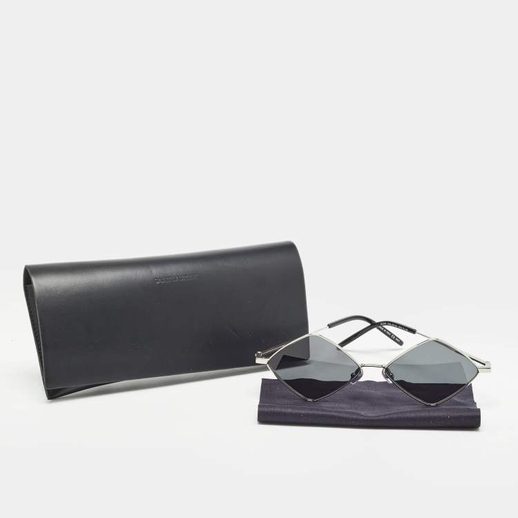 Pre Owned Saint Laurent Black SL302 Lisa Diamond Sunglasses