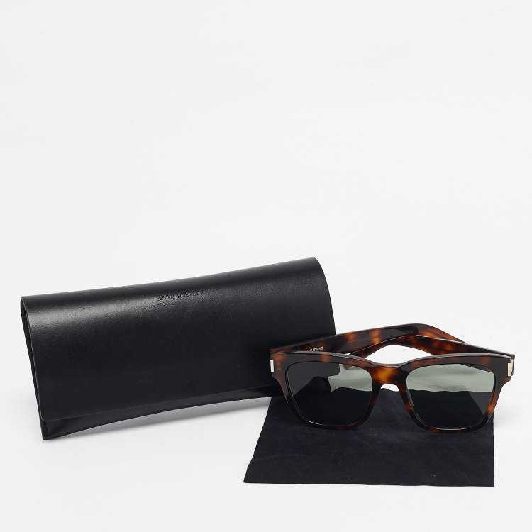 مملوكة مسبقًا Saint Laurent Black SL560 Square Sunglasses