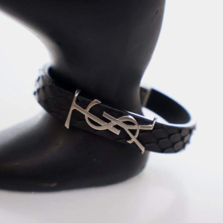 Pre Owned Saint Laurent Python Bracelet