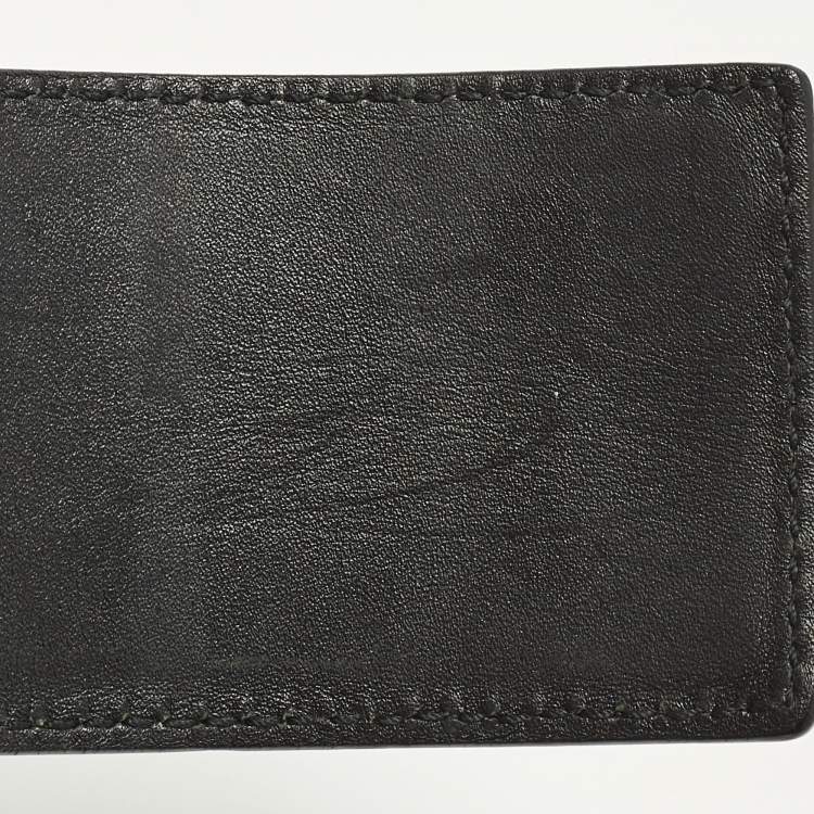 Pre Owned Saint Laurent 90 CM Buckle Wide Belt Black Patent Leather