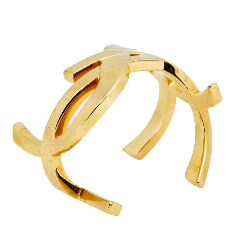 Saint Laurent Cassandre Cuff Bracelet Saint Laurent Paris | TLC