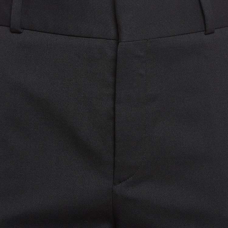 Pre Owned Saint Laurent Paris Wool Trousers S