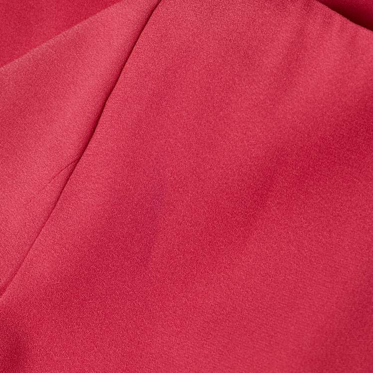 Pre Owned Saint Laurent Paris Pink Cap Sleeve Mini Dress S