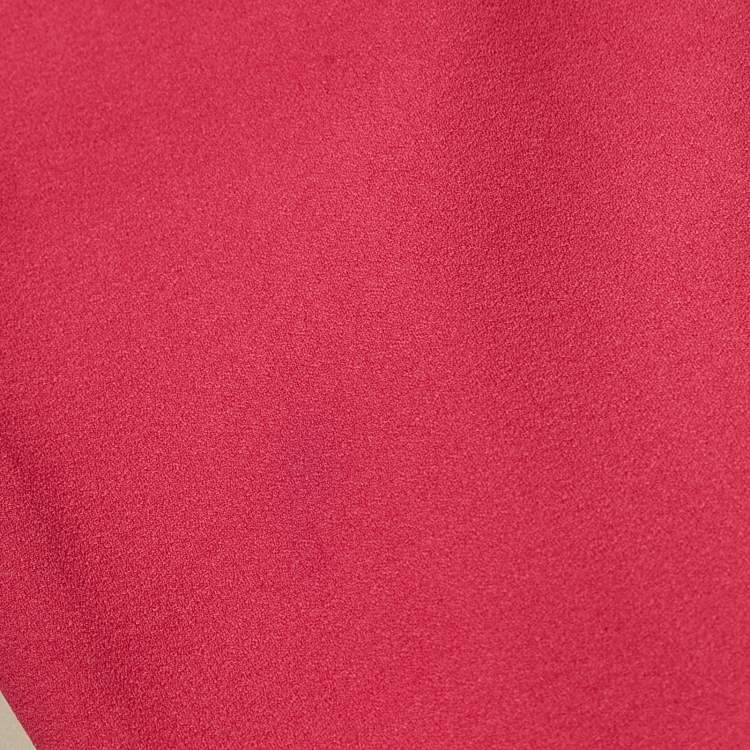 Pre Owned Saint Laurent Paris Pink Cap Sleeve Mini Dress S