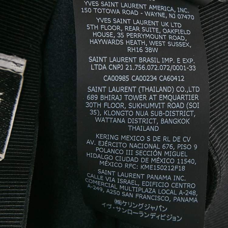 Pre Owned Saint Laurent Navy Blue Jersey Tights XS