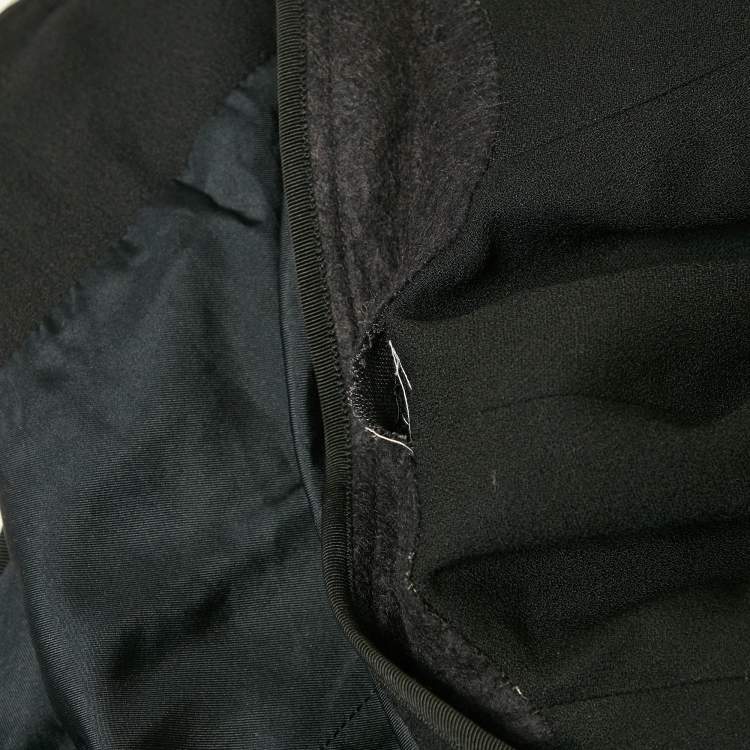 Pre Owned Saint Laurent Black Wool Tailored Blazer S