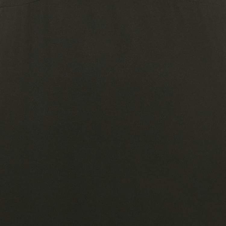 Pre Owned Saint Laurent Black Chiffon Cut-Out Midi Dress S