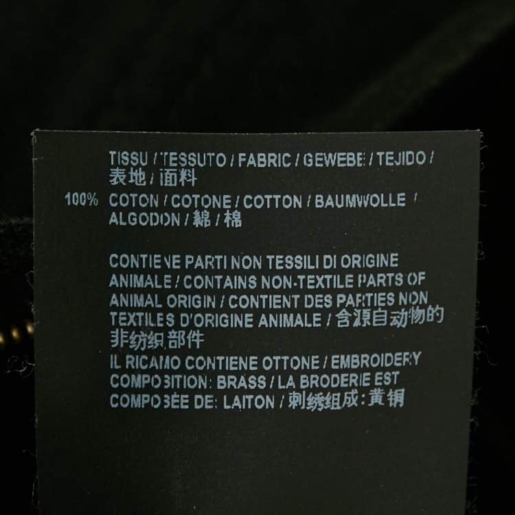 Pre Owned Saint Laurent Denim Mini Skirt M