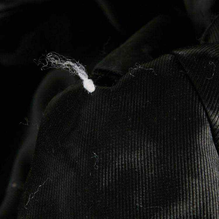 Pre Owned Saint Laurent Paris Black Embellished Velvet Bomber Jacket S