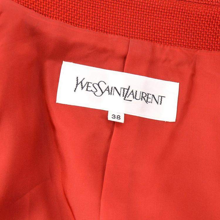 مملوكة مسبقًا Yves Saint Laurent Jacket Red #38