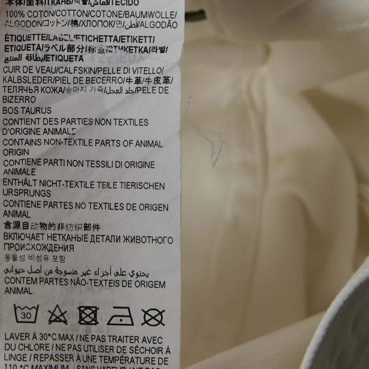 مملوكة مسبقًا Saint Laurent White Denim Straight Fit Jeans S/Waist 25"