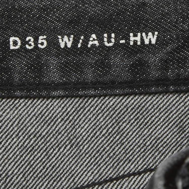 Pre Owned Saint Laurent Paris Grey High Rise Jeans S/Waist 27"