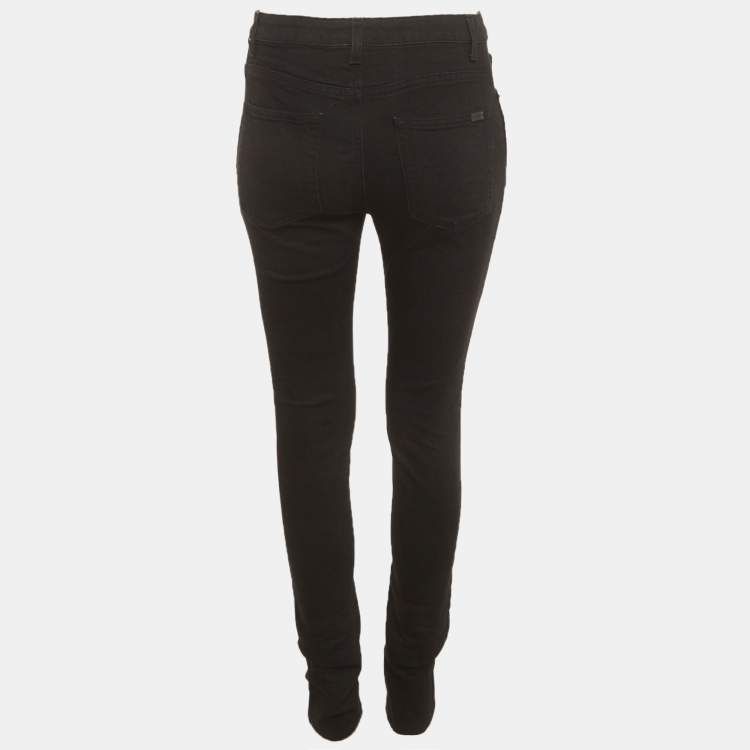 مملوكة مسبقًا Saint Laurent Black Denim Regular Fit Jeans M/Waist 27" 