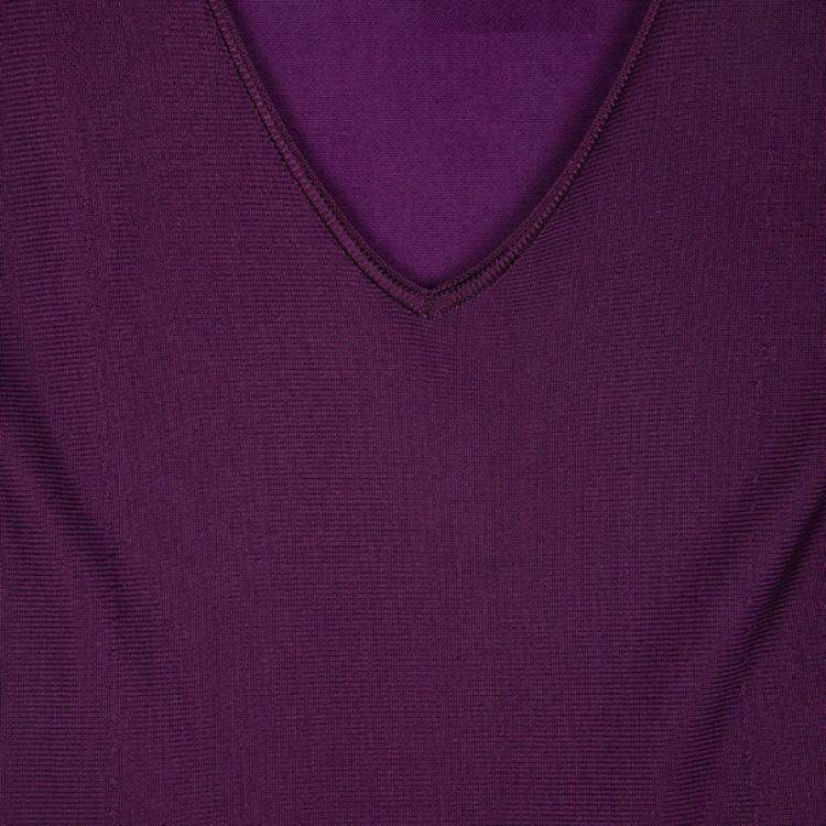 Pre Owned Saint Laurent Paris Flare Hem Dress S