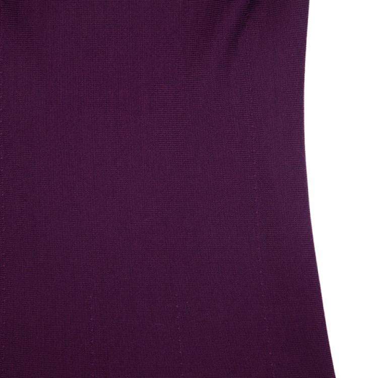 Pre Owned Saint Laurent Paris Flare Hem Dress S